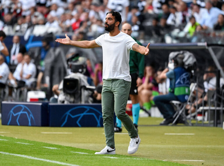 Manchester United manager Ruben Amorim