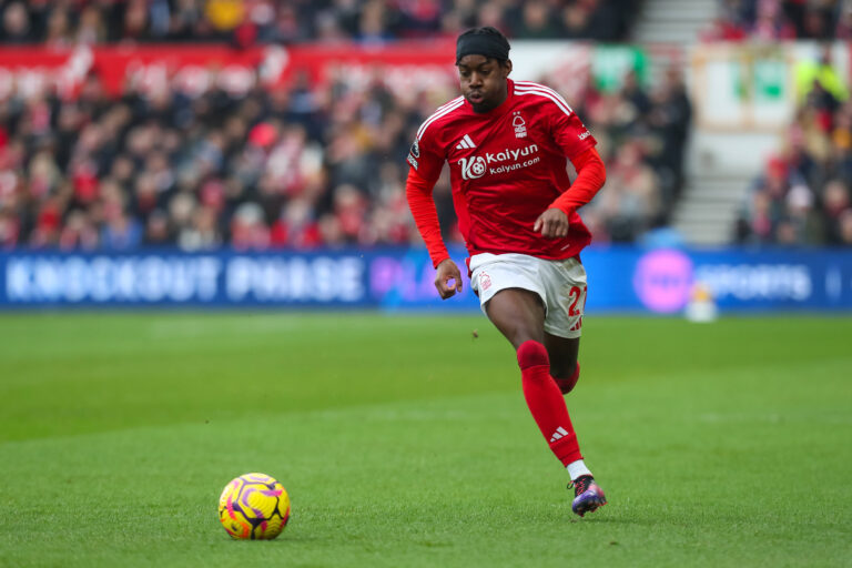 Anthony Elanga of Nottingham Forest, former Manchester United player