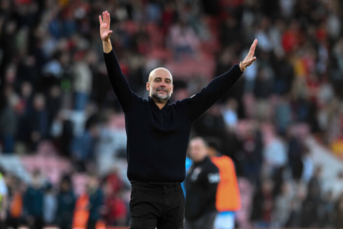 Bournemouth v Manchester CityFA Cup30/03/2025.Quarter Final Manchester City head coach, Pep Guardiola