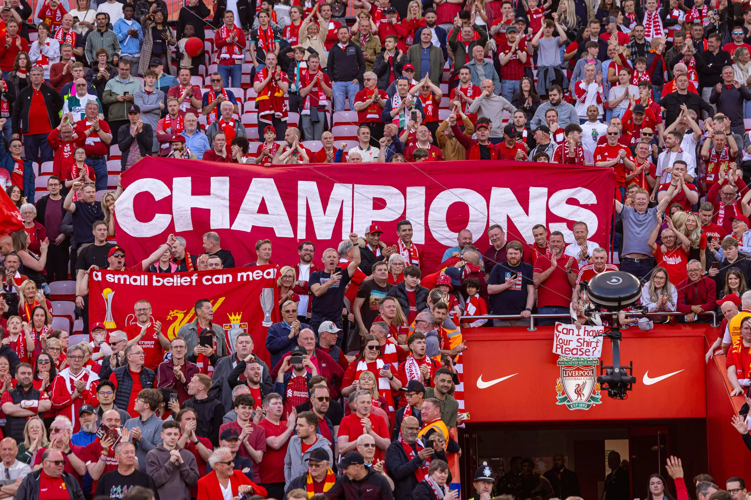 Liverpool and Manchester United’s contrasting current fortunes are quite evident