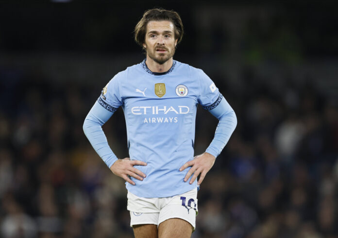 Manchester City FC v Leicester City FC - Premier League Jack Grealish at Manchester City