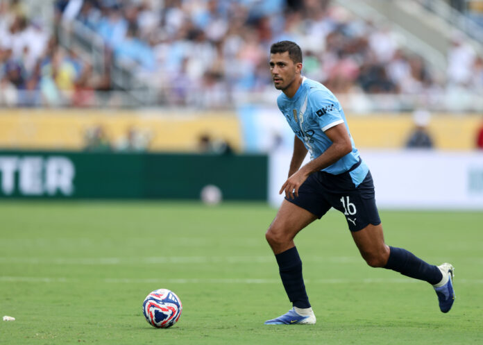 Rodri of Manchester City during the Juventus vs Manchester City FIFA Club World Cup match