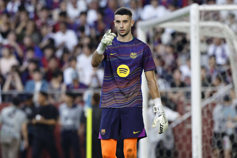 Barcelona goalkeeper John Garcia