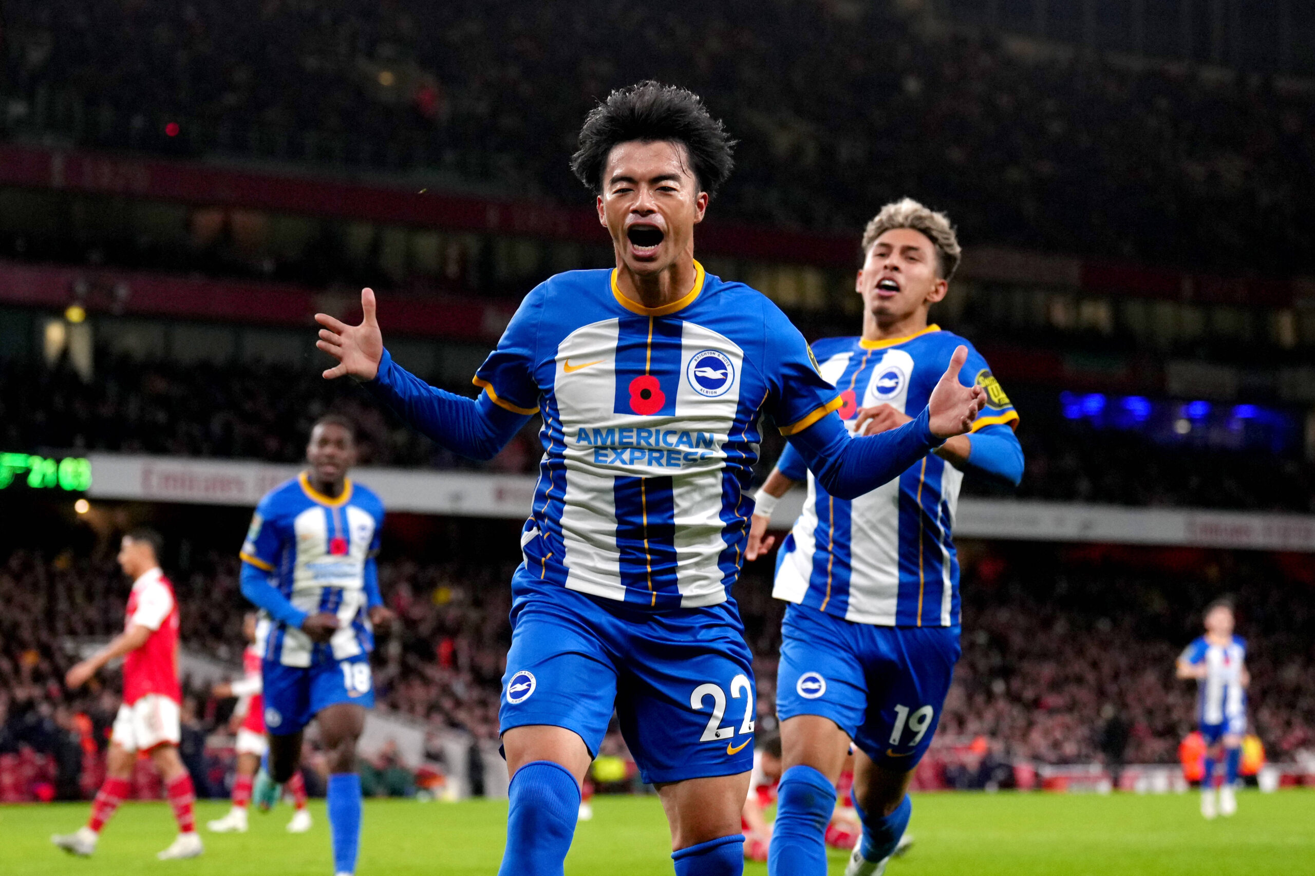 Kaoru Mitoma is one of the top Asian footballers in the Premier League